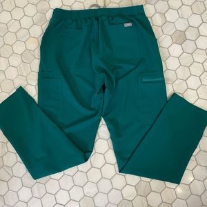 Figs Green Classic Pants.  Color is more green then teal..